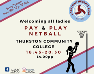 Pay and Play Netball